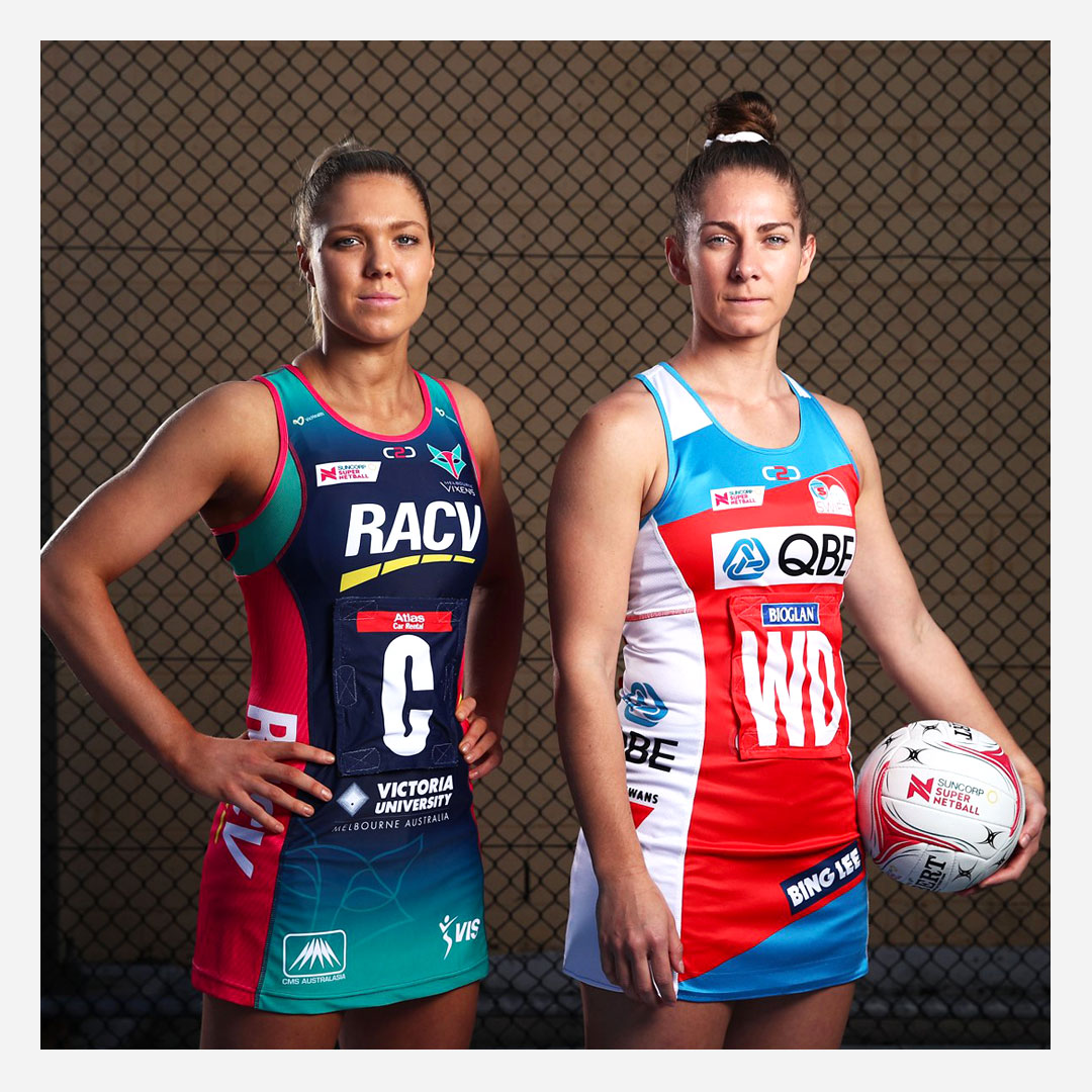 Melbourne Vixens and Sydney Swifts Photoshoot