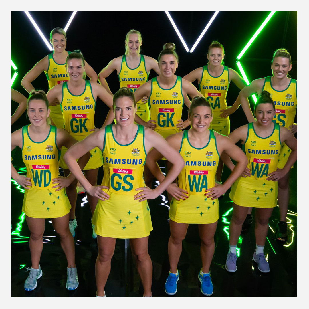 Diamonds Netball Australia Dress Photoshoot